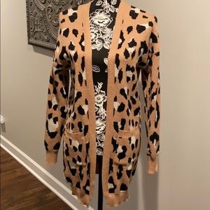 Leopard Print Cardigan